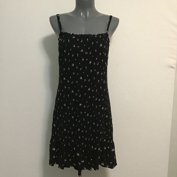 Hollister Spaghetti Strap Smocked Mini Dress  Size XL - Picture 1 of 10